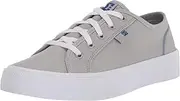 [DC Shoes] DC Unisex-Child Manual Youth Skate Shoe, Grey/White, 13 Big Kid