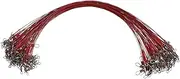 Fly Fishing Gear 100pcs Fishing Wire Leaders Swivel Snap for Tackle Lures