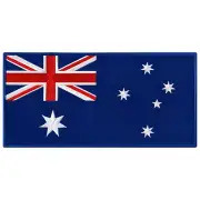 LARGE AUSTRALIA FLAG PATCH embroidered iron-on AUSSIE DOWN UNDER AUSTRALIAN new