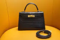 在飛比找Yahoo!奇摩拍賣優惠-『RP精品』愛馬仕 HERMES Mini Kelly 鱷魚