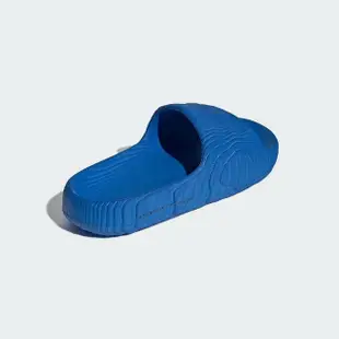 【adidas 愛迪達】拖鞋 男鞋 運動 三葉草 ADILETTE 22 藍 IF3662