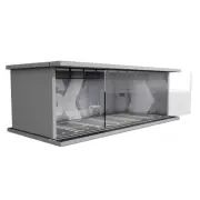 Hot Diecast Wheels Display Case 1/64 Scale Model Car Display Case with LED Light
