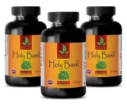 Holy Basil 750. Stress Relief. Helps Anti-Aging Process (3 Bottles)