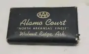 Vintage Alamo Court Motel Walnut Ridge, Ark Bar Soap Davy Crockett Restaurant