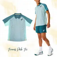 在飛比找ETMall東森購物網優惠-Asics 短袖上衣 Tennis Polo Tee 男款 
