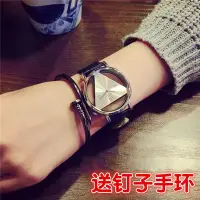 在飛比找Yahoo!奇摩拍賣優惠-正韓簡約手錶男錶學生ulzzang創意個性時裝飾女錶時尚潮流