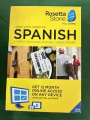 Rosetta Stone Latin American Spanish Computer Software PC Program Language Class