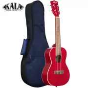 Kala Sparkle Series Mahogany Concert Ukulele Stardust Red w/ Bag KA-SPRK-RED