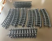Bachman Train G Scale Curved & Straight Plastic Track 20 Pcs Circus Train