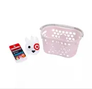 Target Toy Shopping Mini Basket Kids PINK Bullseye NEW *IN HAND SHIPS NOW*