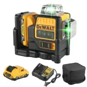 DeWalt DW089LG 12V Green Line 3 x 360 Laser Level Meter 12V Battery + Charger