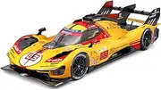 Kyosho BURAGO 1/43 Ferrari 499P Le Mans 2024 No.83 Yellow Clear Case Finished Product 18-36317