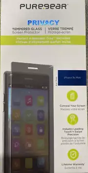 Puregear Screen Protector For Apple iPhone 11 Pro/XS Max Privacy Tempered Glass