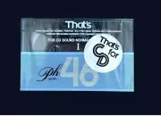 That's Ph I 46 for CD audio cassette blank tape sealed Made in Japan Type I
