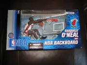 2005 McFARLANE Shaquille O'Neal & NBA Backboard Miami Heat 2-Pack NEW Mint!
