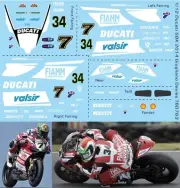 1/12 Decals for Ducati Panigale 1199 SBK 2014 Chaz Davies Giugliano TBD763
