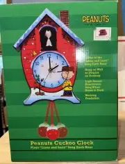 Peanuts Christmas Cuckoo Clock - "Linus and Lucy" Song, Multicolor, 17"H