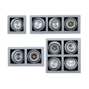 3000K Warm White LED Frame Light Silver Superlux Lighting LDL-GIM-SI