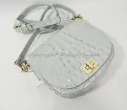NWT Brahmin Mini Sonny Leather Shoulder/Crossbody Bag in Sea Glass Melbourne