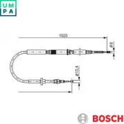 CABLE PARKING BRAKE 1 987 477 959 FOR AUDI A6C5/ALLROADC5 ATX/ATQ/ACK/AMX 2.8L