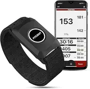 Fitcent Bluetooth Heart Rate Monitor Armband, ANT+ Heart Monitor Arm Band, Optical Heart Rate Sensor Compatible with Strava Peloton Garmin iFit Wahoo