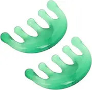 MOTHNUR 2pcs Massage Comb Wide Tooth Scalp Massager Tool for Head Relaxation Muscle Relief and Scalp Stimulation for Alleviating Head Fatigue and Enhancing Beauty