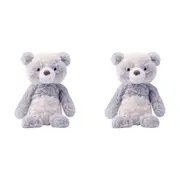 2x Mary Meyer Nursery Panda Bear 28cm Soft Plush Stuffed Toy Kids 0+ Shadow