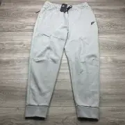 Nike Tech Fleece Joggers Mens XXL Heathered Gray Tapered Swoosh Streetwear Gym