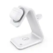 C69 15W Magnetic Suction Wireless Charger Stand Desktop for Iphone Watch Earplug