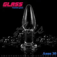 在飛比找PChome24h購物優惠-GLASS-透視肛塞-玻璃水晶後庭冰火棒(Anus 30)