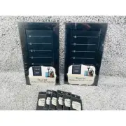 Quartet Set Of 2 Weekly Calendar Chalkboard 8"x14" Black Frame & Set Of 6 Chalk