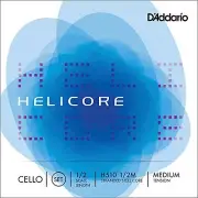 D'Addario Helicore Cello String Set, 1/2 Scale, Medium Tension