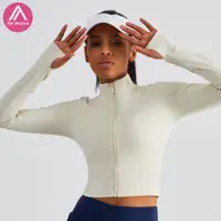 在飛比找蝦皮商城優惠-Air Active 秋冬新款拉鍊瑜伽服女緊身顯瘦短版外套中