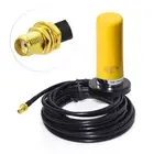 Ham Two Way Radio Magnet Base 143/444MHz Yellow Antenna for Baofeng UV-5R UV-82