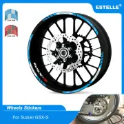 For Suzuki GSX-S GSXS 150 Motorcycle Rim Wheel Decal Sticker Stripe Protector
