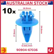 10x For Toyota Wheel Arch Flare Door Sill Cladding Panel Rocker Clip 90904-67036