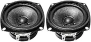 JINGERL Deep Subwoofer 4Ohm 10W Audio Speaker Unit 3 Inch Deep Bass Large Magnet Woofer Subwoofer Loudspeaker for Speaker Modification (Color : 2 Pieces)