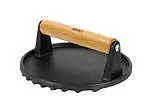 Avanti Round Cast Iron Burger Smasher Patti Hamburger Takeaway Cafe Press Mince