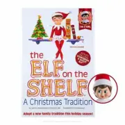The Elf On The Shelf - A Christmas Tradition Blue Eyed Gir Elf & Story Book, NEW