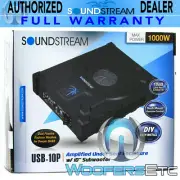 SOUNDSTREAM U-10P BEHIND UNDER CAR TRUCK SEAT BOX 10" 1000W AMPLIFIER SUBWOOFER