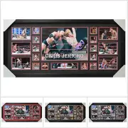 Chris Jericho Signed Framed Limited Edition Large Size - Multiple Variations