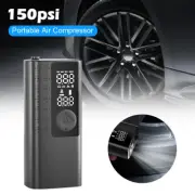 Car Tires w/Tire Pressure Gauge One Click Smart Pump Tire Inflator For Bicycle