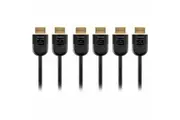 3x PRO2 2m Premium HDMI Cable Ultra HD 4K 2160p 30AWG High Speed w Ethernet BLK