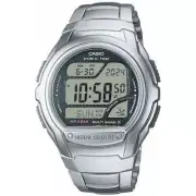 CASIO Wave Ceptor Wristwatch - WVA-M640D-2AER Stainless Steel and Resin