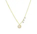 Meira T 14K Yellow & White Gold Diamond & Opal Necklace, 18