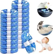 Pack of 20 Nappy Bin Refill Cassettes, PARPAT 4.5 m Nappy Bin Refill Film Sealing Toughness, Nappy Bin Odour-Proof, Compatible with Most Nappy Pails, for Litter Locker Refill Cassette