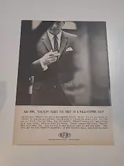 Dupont Dacron Suit Print Ad 1962 8x11 Vintage