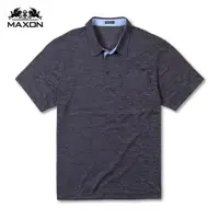 在飛比找蝦皮商城優惠-【MAXON】大尺碼台灣製雙色吸濕排汗網眼口袋POLO衫XL