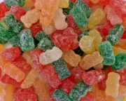 SOUR BEARS- Assorted Sour Fruit Gummi Bears BULK CANDY- 1/2 POUND Gummi Candy