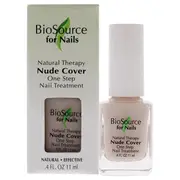 BioSource Natural Therapy Nude Cover by BioSource for Women - 0.4 oz Nail Treatment